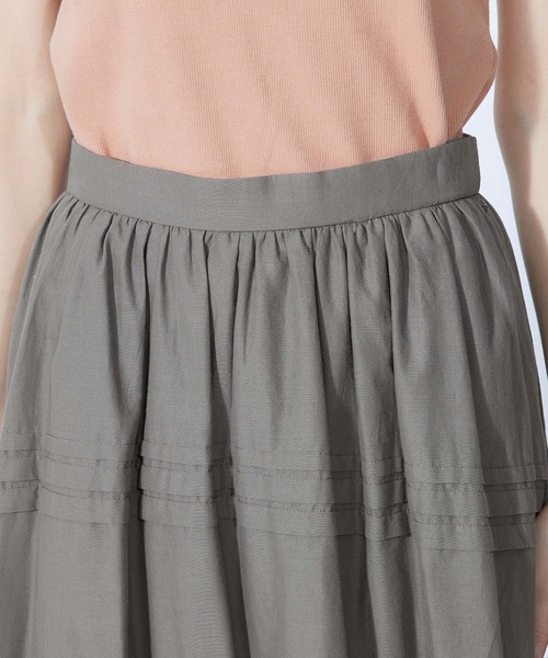 ROPE'（ロペ）の「華やぎティアードスカート/エディター三尋木奈保さんコラボ（スカート・レディース・グレー/ホワイト系その他2/ピンク系その他2・36/38）」の10枚目の写真