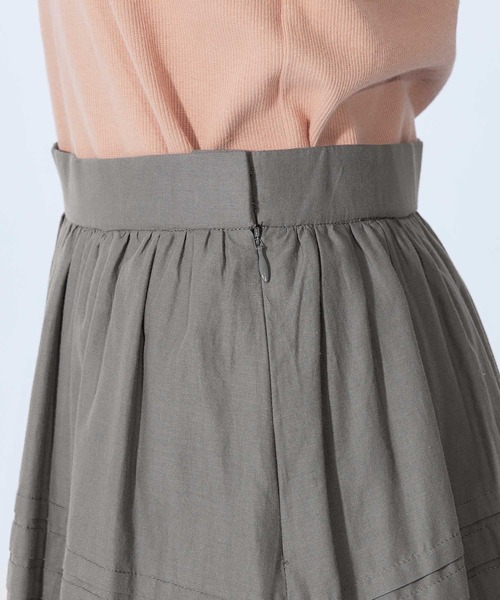 ROPE'（ロペ）の「華やぎティアードスカート/エディター三尋木奈保さんコラボ（スカート・レディース・グレー/ホワイト系その他2/ピンク系その他2・36/38）」の8枚目の写真