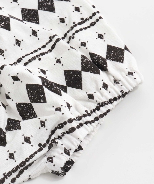 MAKE YOUR DAY（メイクユアデイ）の「幾何学柄ブルマ（その他ベビーウェア・キッズ・ベージュ/オフホワイト・70-90cm）」の6枚目の写真