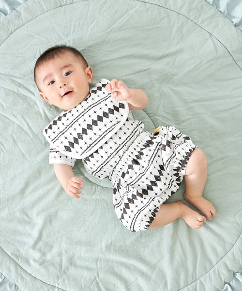 MAKE YOUR DAY（メイクユアデイ）の「幾何学柄ブルマ（その他ベビーウェア・キッズ・ベージュ/オフホワイト・70-90cm）」の13枚目の写真