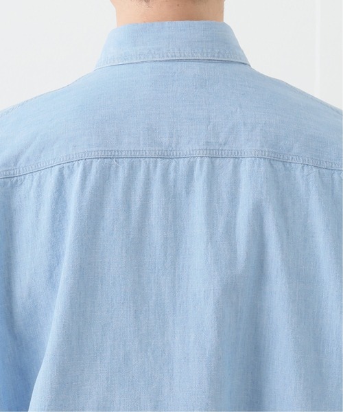 トップス MARKAWARE NAVAL TENT SHIRT NAVAL TENT SHIRT ORGANIC COTTON CHAMBRAY - MARKAWARE 「Area」