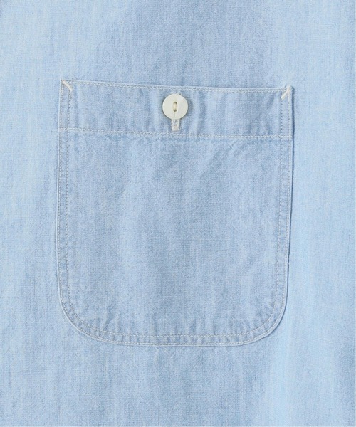 トップス MARKAWARE NAVAL TENT SHIRT NAVAL TENT SHIRT ORGANIC COTTON CHAMBRAY (A22A-06SH02C