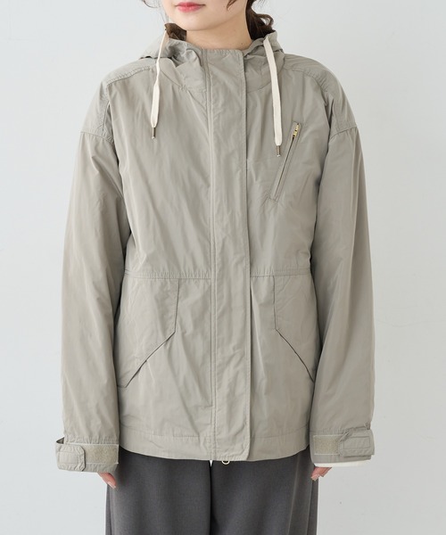 PUAL CE CIN（ピュアルセシン）の「ライナー付きマウンテンパーカー（マウンテンパーカー・レディース・ネイビー/ライトベージュ・FREE）」の15枚目の写真