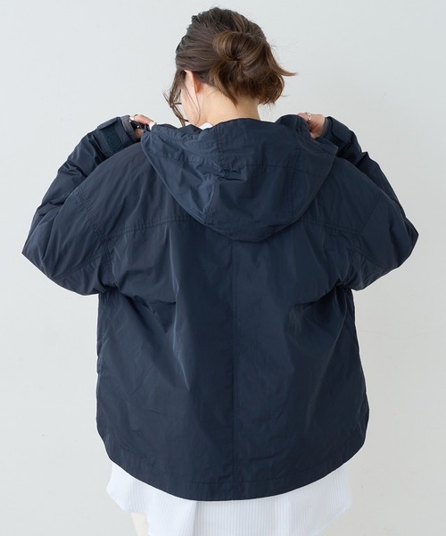 PUAL CE CIN（ピュアルセシン）の「ライナー付きマウンテンパーカー（マウンテンパーカー・レディース・ネイビー/ライトベージュ・FREE）」の10枚目の写真