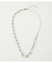RODEO CROWNS WIDE BOWL | パールMIXチェーンネックレス(ネックレス)