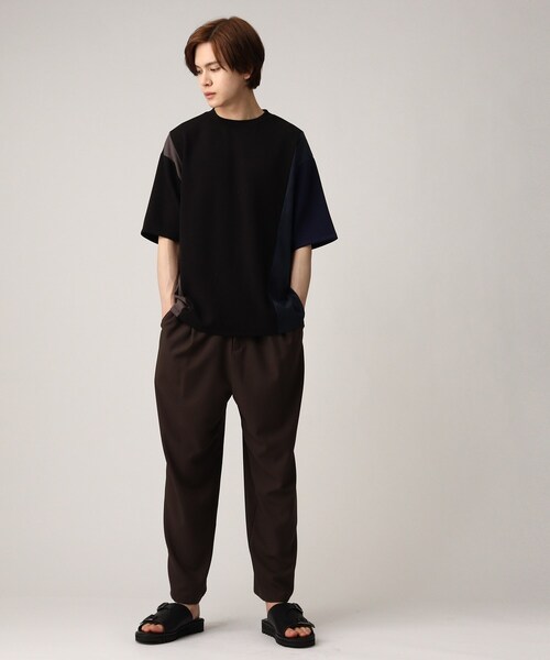 tk.TAKEO KIKUCHI（ティーケータケオキクチ）の「◆ダブルモンクボリュームソールサンダル（サンダル・メンズ・ブラック/オフホワイト・75/65）」の12枚目の写真