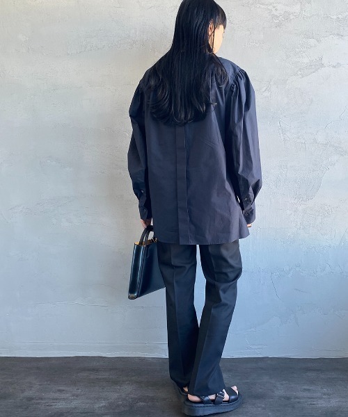 THE SHINZONE（ザ　シンゾーン）の「[THE SHINZONE/ザ シンゾーン] スモックブラウス（シャツ/ブラウス・レディース・ホワイト/ネイビー・34）」の20枚目の写真