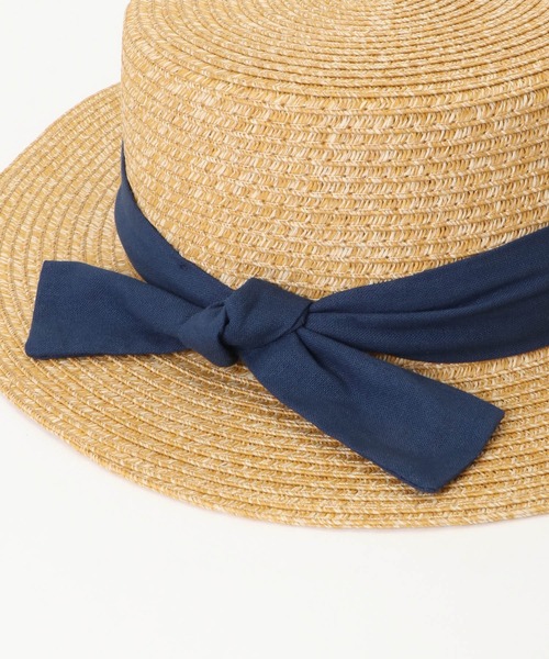 ikka（イッカ）の「ペーパーカンカン帽（ハット・キッズ・ベージュ・FREE）」の6枚目の写真