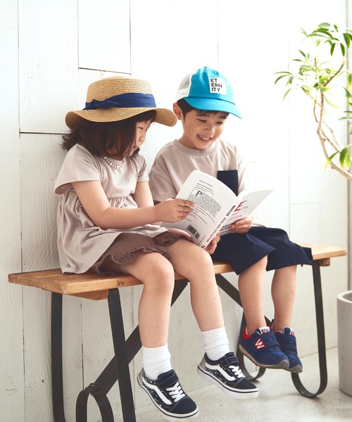 ikka（イッカ）の「ペーパーカンカン帽（ハット・キッズ・ベージュ・FREE）」の12枚目の写真