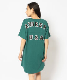 AVIREX | 【直営店限定】AVIREX VARSITY LOGO ONE PIECE/ バーシティロゴワンピース(ワンピース)