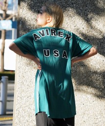 AVIREX | 【直営店限定】AVIREX VARSITY LOGO ONE PIECE/ バーシティロゴワンピース(ワンピース)