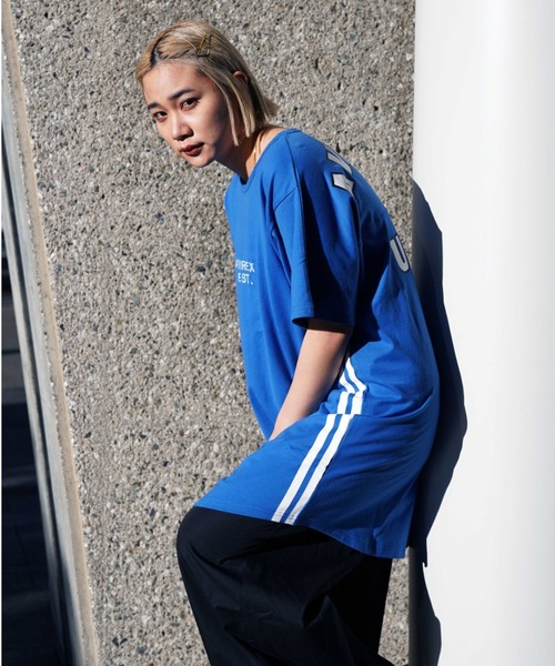 AVIREX（アヴィレックス）の「【直営店限定】AVIREX VARSITY LOGO ONE PIECE/ バーシティロゴワンピース（ワンピース・レディース・ブラック/その他5/グリーン・FREE）」の9枚目の写真