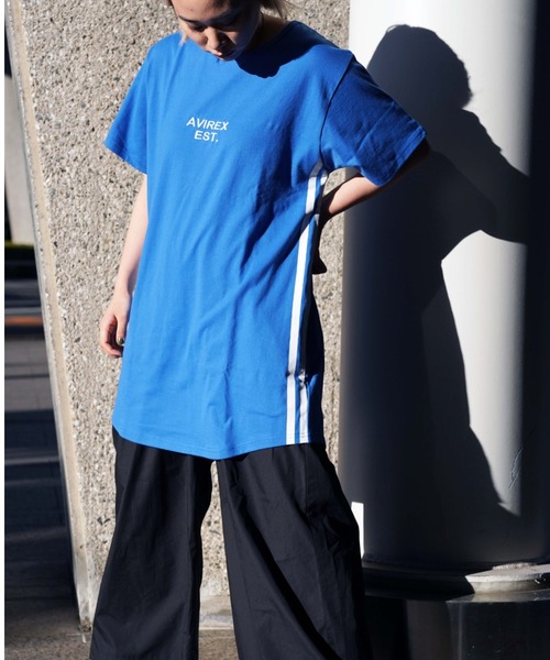 AVIREX（アヴィレックス）の「【直営店限定】AVIREX VARSITY LOGO ONE PIECE/ バーシティロゴワンピース（ワンピース・レディース・ブラック/その他5/グリーン・FREE）」の8枚目の写真