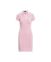 RalphLauren　ケーブルニット　ドレス　ポロシャツワンピース POLO RALPH LAUREN（ポロ ラルフ ローレン）の「ケーブルニット