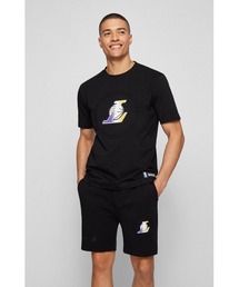 【オンライン限定】BOSS & NBA デュアルロゴ リラックスフィットTシャツ