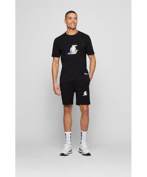 BOSS(ボス)の「【オンライン限定】BOSS & NBA デュアルロゴ リラックスフィットTシャツ(Tシャツ/カットソー・メンズ・ブラック/ブラック×レッド/ベージュ・S/L/XS/M/XL/XXL)」の14枚目の写真