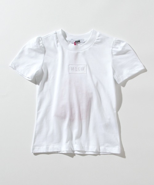 MSGM(エムエスジーエム)の「MSGM(エムエスジーエム)Kids & Junior プリント半袖Tシャツ(Tシャツ/カットソー・キッズ・ブラック/グレー/ホワイト・12Y/4Y/8Y/14Y)」の2枚目の写真