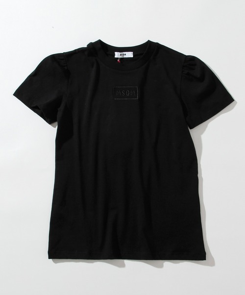 MSGM(エムエスジーエム)の「MSGM(エムエスジーエム)Kids & Junior プリント半袖Tシャツ(Tシャツ/カットソー・キッズ・ブラック/グレー/ホワイト・12Y/4Y/8Y/14Y)」の1枚目の写真