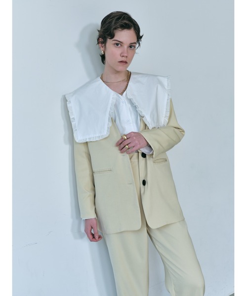 HANNE（アン）の「セットアップ  テーラード/テーパード（セットアップ・レディース・イエロー/ブラック・フリー）」の4枚目の写真