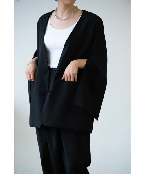 HANNE（アン）の「セットアップ  テーラード/テーパード（セットアップ・レディース・イエロー/ブラック・フリー）」の3枚目の写真