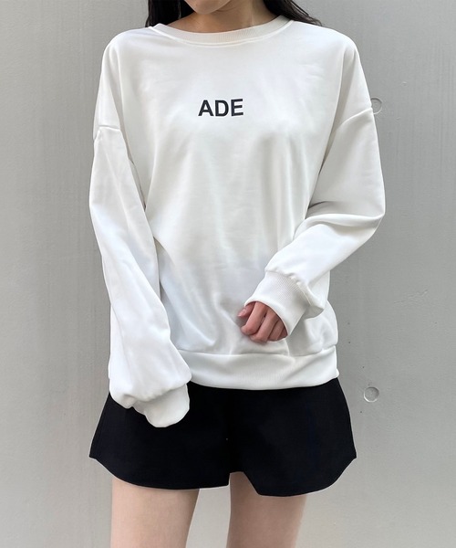 titty＆Co. PETIT（ティティアンドコープティ）の「【titty&Co.PETIT】ADEスウェット（スウェット・レディース・ホワイト・FREE）」の4枚目の写真