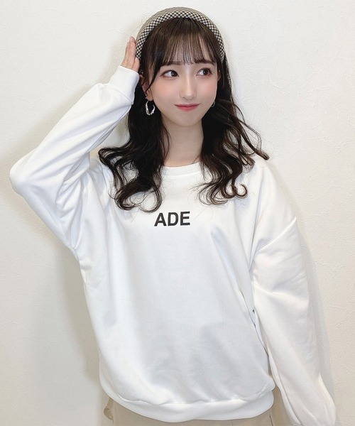 titty＆Co. PETIT（ティティアンドコープティ）の「【titty&Co.PETIT】ADEスウェット（スウェット・レディース・ホワイト・FREE）」の6枚目の写真