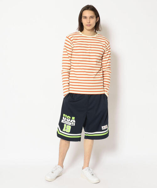 AVIREX（アヴィレックス）の「【直営店限定】MESH BASCKETBALL SHORT/ メッシュバスケットボールショーツ（その他パンツ・メンズ・ネイビー/ブラック/ホワイト・LARGE/MEDIUM/X-LARGE）」の12枚目の写真