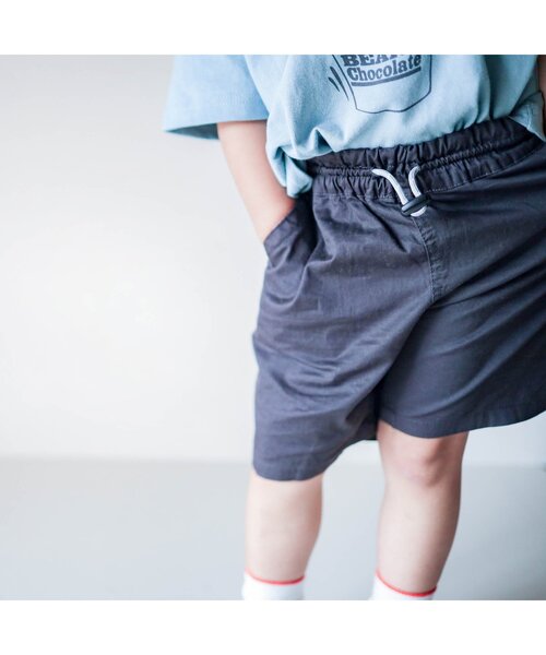 BREEZE(ブリーズ)の「ウエストコードハーフパンツ 5分丈(その他パンツ・キッズ・レッド/サックスブルー/カーキ/ライム/レインボー/チャコール・150/90/120/130/140/100/110)」の20枚目の写真