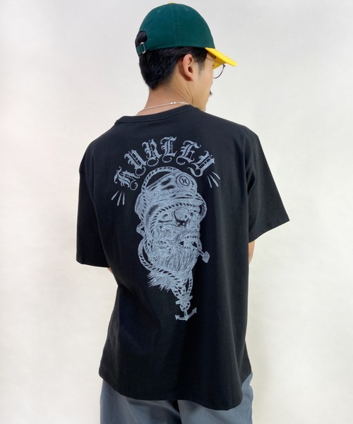Hurley (ハーレー)の「【ムラサキスポーツ別注】Hurley/ハーレー ルーズシルエット バックプリントTシャツ MSS2200049(Tシャツ/カットソー・メンズ・ホワイト/グレー/ブラック・M/S/L)」の3枚目の写真