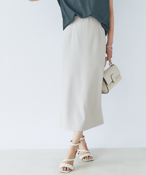 RIVE DROITE（リヴドロワ）の「フルダルストレートスカート（スカート・レディース・グレー系その他/ブラック/オレンジ/オレンジ系その他・36/38/40）」の6枚目の写真