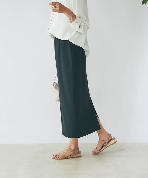 RIVE DROITE（リヴドロワ）の「フルダルストレートスカート（スカート・レディース・グレー系その他/ブラック/オレンジ/オレンジ系その他・36/38/40）」の15枚目の写真