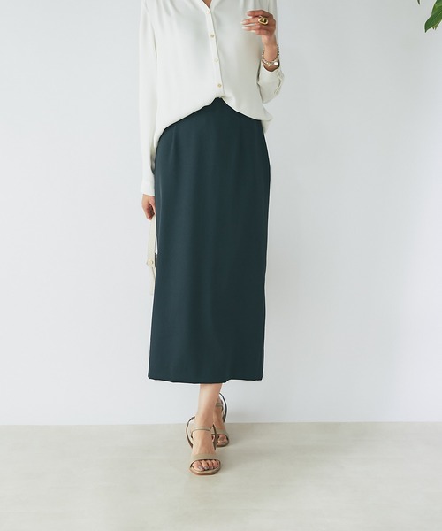 RIVE DROITE（リヴドロワ）の「フルダルストレートスカート（スカート・レディース・グレー系その他/ブラック/オレンジ/オレンジ系その他・36/38/40）」の13枚目の写真