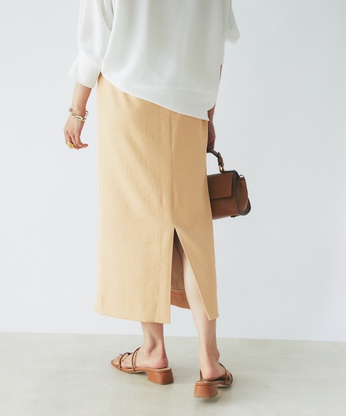 RIVE DROITE（リヴドロワ）の「フルダルストレートスカート（スカート・レディース・グレー系その他/ブラック/オレンジ/オレンジ系その他・36/38/40）」の17枚目の写真