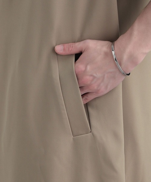 HARE(ハレ)の「レイヤードロングジレ(HARE)(ベスト・メンズ・ブラック/ベージュ・FREE)」の12枚目の写真