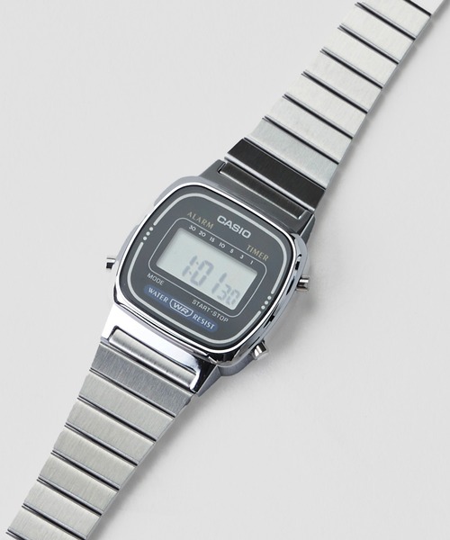 値下げ可CASIO デジタル腕時計 シルバー　ダイヤモンド入り CASIO 腕時計 「CASIO」デジタル BOYS レディース : ZOZOTOWN