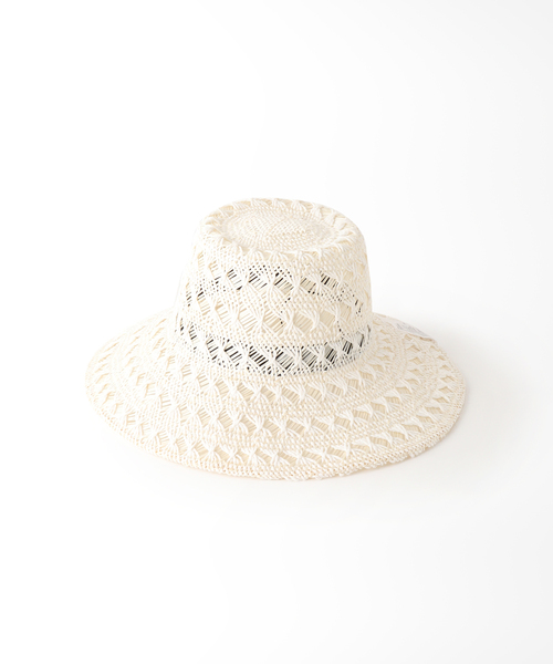 La Maison de Lyllis(メゾンドリリス)の「【La Maison de Lyllis/ラメゾンドリリス】 VAUCHO:ハット(ハット・レディース・ホワイト系その他/ブラウン・FREE)」の2枚目の写真