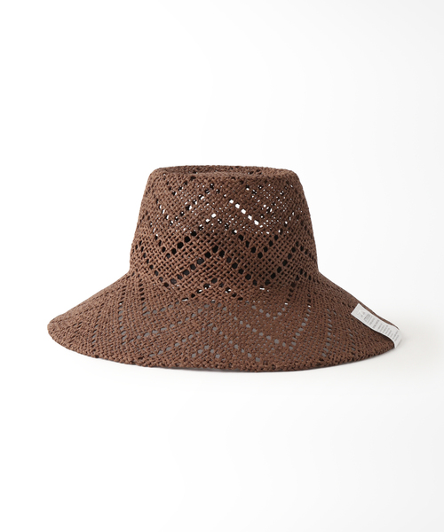 La Maison de Lyllis(メゾンドリリス)の「【La Maison de Lyllis/ラメゾンドリリス】 VAUCHO:ハット(ハット・レディース・ホワイト系その他/ブラウン・FREE)」の15枚目の写真