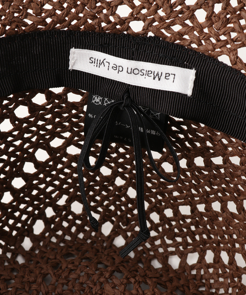 La Maison de Lyllis(メゾンドリリス)の「【La Maison de Lyllis/ラメゾンドリリス】 VAUCHO:ハット(ハット・レディース・ホワイト系その他/ブラウン・FREE)」の4枚目の写真