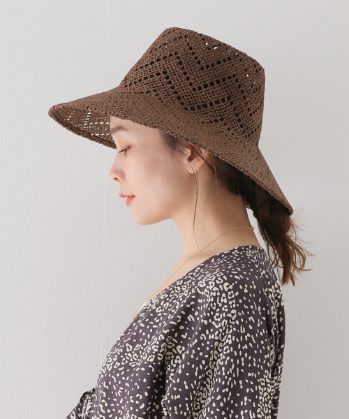 La Maison de Lyllis(メゾンドリリス)の「【La Maison de Lyllis/ラメゾンドリリス】 VAUCHO:ハット(ハット・レディース・ホワイト系その他/ブラウン・FREE)」の9枚目の写真