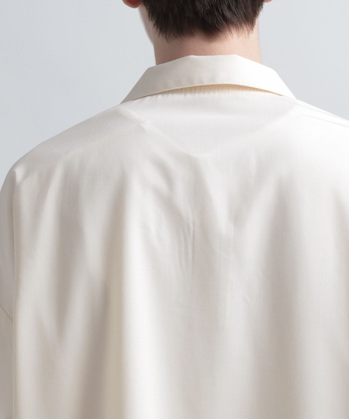 HARE（ハレ）の「TRスキッパーシャツ(HARE)（シャツ/ブラウス・メンズ・ブラック/パープル/オフホワイト・FREE）」の9枚目の写真