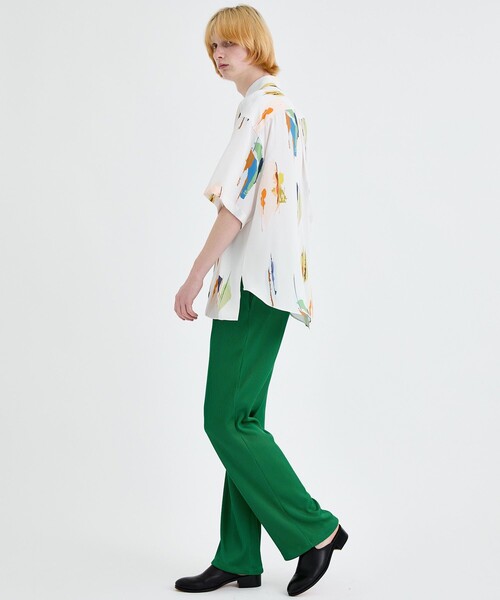 LiNoH（リノー）の「DROPNEEDLE STRETCH PANTS（スラックス・メンズ・ブラック/グリーン/ブルー・1/2）」の13枚目の写真