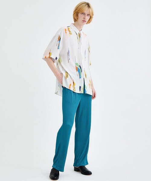 LiNoH（リノー）の「DROPNEEDLE STRETCH PANTS（スラックス・メンズ・ブラック/グリーン/ブルー・1/2）」の21枚目の写真