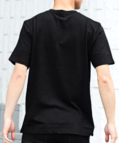 LUXSTYLE(ラグスタイル)の「ARMYプリントTシャツ(Tシャツ/カットソー・メンズ・ホワイト/ブラック/ベージュ・M/L/XL)」の4枚目の写真