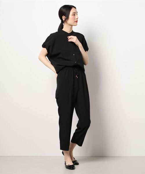 M.deux（エムドゥ）の「リネンライクセットアップ（セットアップ・レディース・ライトグレー/ブラック・MEDIUM）」の17枚目の写真