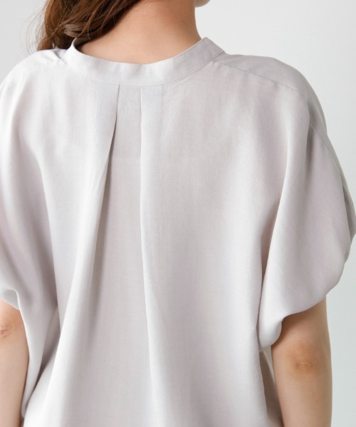 M.deux（エムドゥ）の「リネンライクセットアップ（セットアップ・レディース・ライトグレー/ブラック・MEDIUM）」の10枚目の写真