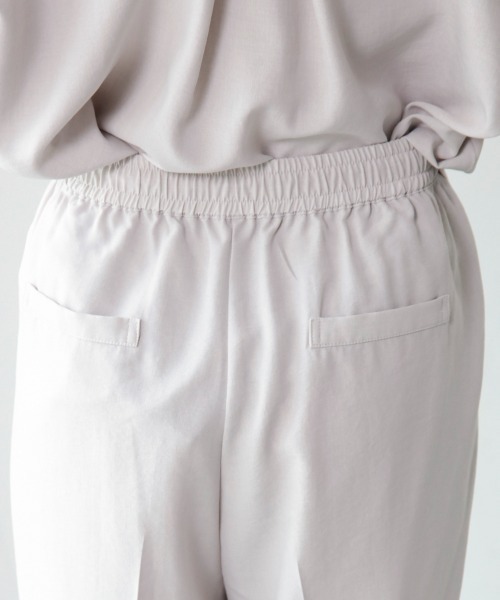 M.deux（エムドゥ）の「リネンライクセットアップ（セットアップ・レディース・ライトグレー/ブラック・MEDIUM）」の13枚目の写真