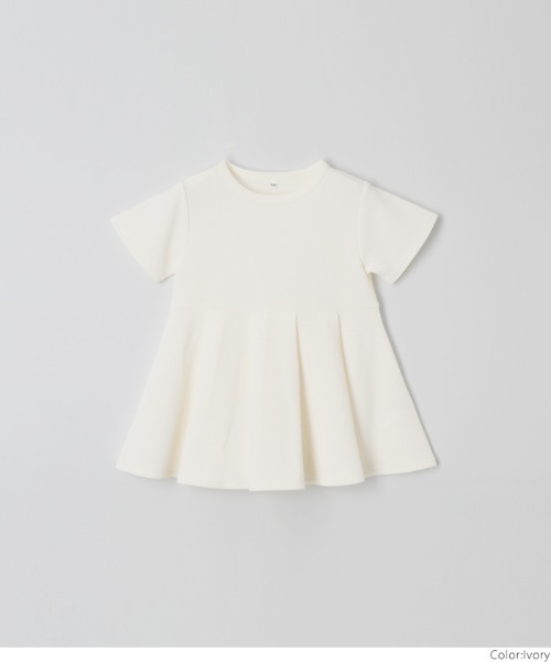 coca（coca）（コカ）の「【WEB限定セール】キッズ エンボスタックチュニック（Tシャツ/カットソー・キッズ・ブラック/ピンク系その他/アイボリー・100/110/120/130/140/150）」の19枚目の写真