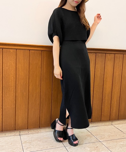 abc une face（アーベーセーアンフェイス）の「アンサンブルニット