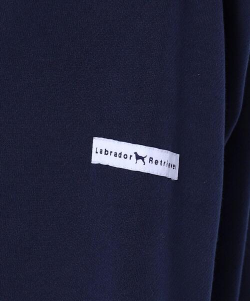 Labrador Retriever（ラブラドールリトリーバー）の「Labrador Retriever(ラブラドール レトリバー)別注ウラケクルーネックスウェット（スウェット・メンズ・ホワイト/ネイビー・X-LARGE/LARGE/SMALL/MEDIUM）」の4枚目の写真