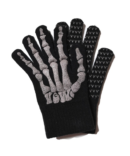 VIRGOwearworks(ヴァルゴウェアワークス)の「SKULLS HAND GLOOVE(手袋・メンズ・ホワイト/チャコールグレー/カーキ/ブルー/パープル/その他・3/2)」の3枚目の写真